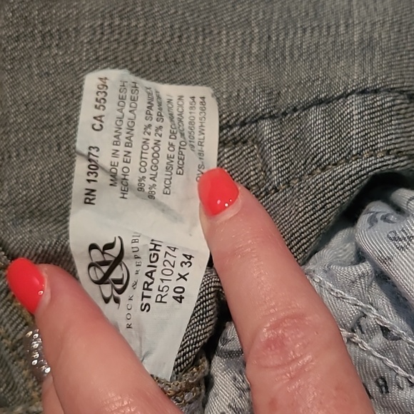 Men's Rock & Republic jeans 40/34 - Picture 7 of 8